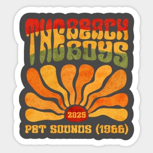 2025 Vintage The Beach Boys FRONT Sticker